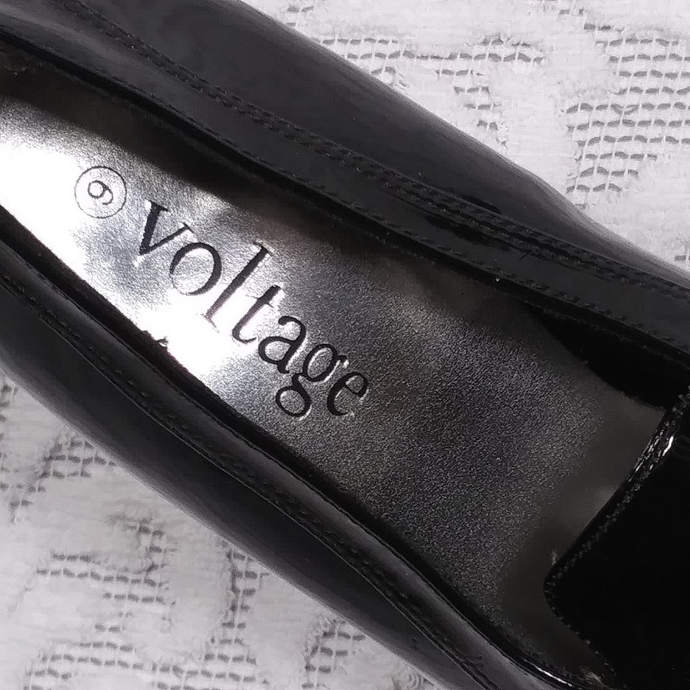 Heeled Patent Leather Oxfords by Voltage - Picture 6 of 6